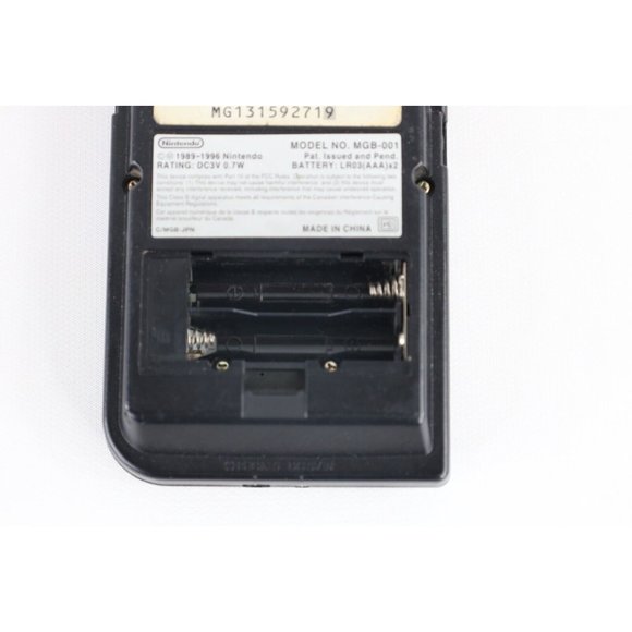 Vintage 90s Nintendo Game Boy Pocket Handheld Video Game Player Black Tested - Picture 11 of 11